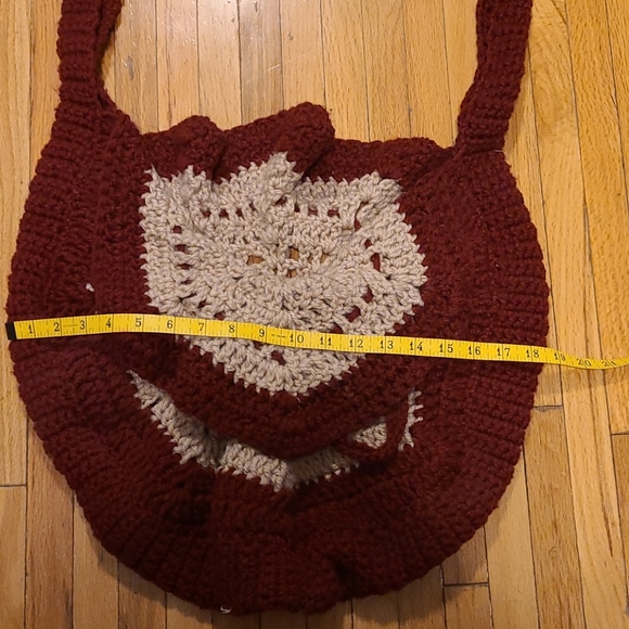 Vintage large sack bag hand knit - Picture 2 of 4